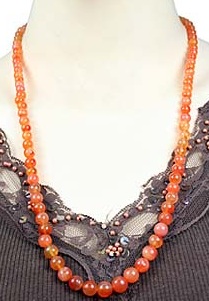 SKU 9575 unique Agate necklaces Jewelry