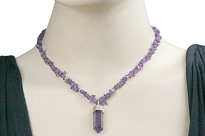 SKU 9599 unique Amethyst necklaces Jewelry