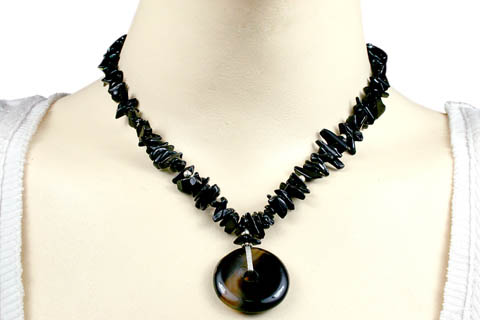 SKU 9601 unique Onyx necklaces Jewelry