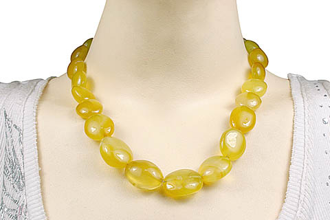 SKU 9676 unique Chalcedony necklaces Jewelry