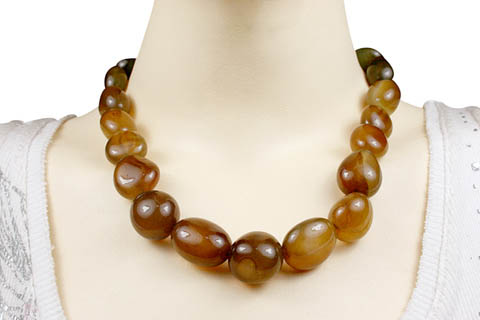 SKU 9678 unique Chalcedony necklaces Jewelry