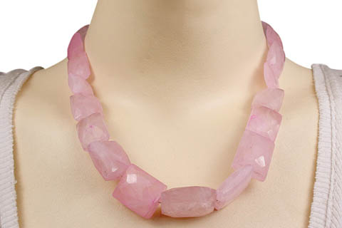 SKU 9686 unique Rose quartz necklaces Jewelry