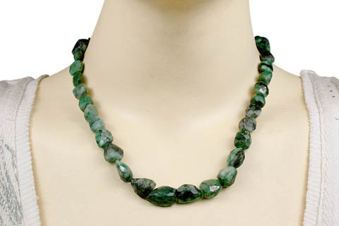 SKU 9691 unique Emerald necklaces Jewelry