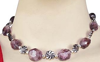 SKU 9694 unique Amethyst necklaces Jewelry
