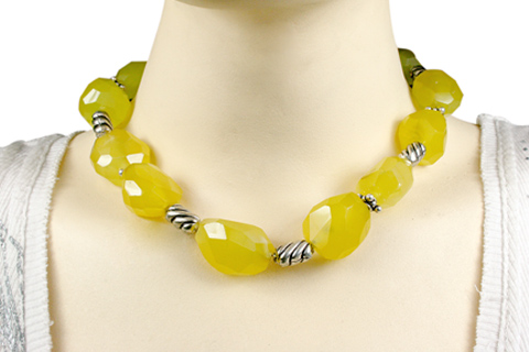 SKU 9710 unique Chalcedony necklaces Jewelry