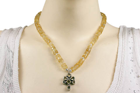 SKU 9741 unique Citrine necklaces Jewelry