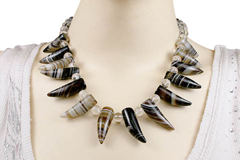 SKU 9759 unique Onyx necklaces Jewelry