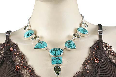 SKU 9811 unique Turquoise necklaces Jewelry