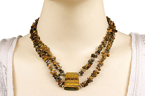 SKU 9816 unique Tiger eye necklaces Jewelry