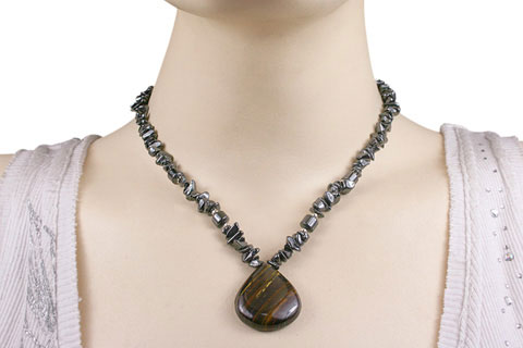 SKU 9818 unique Hematite necklaces Jewelry