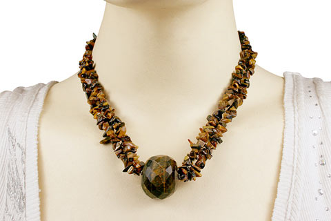 SKU 9820 unique Tiger eye necklaces Jewelry