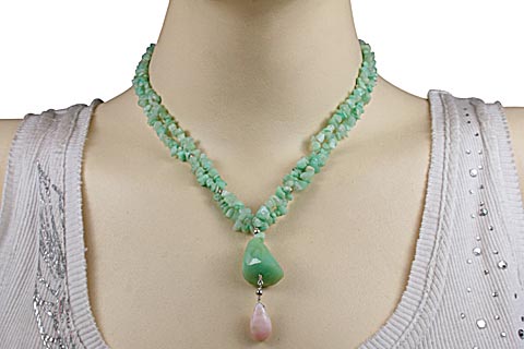 SKU 9827 unique Chrysoprase necklaces Jewelry
