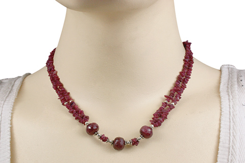 SKU 9828 unique Ruby necklaces Jewelry