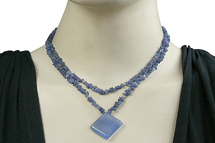 SKU 9839 unique Sapphire necklaces Jewelry