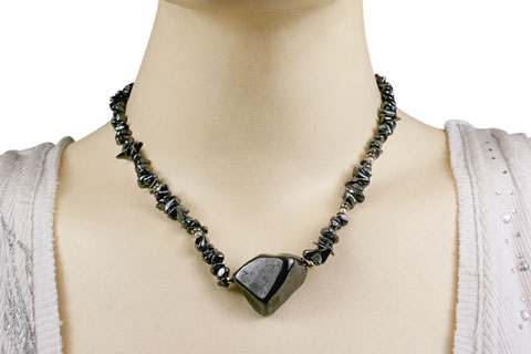 SKU 9846 unique Hematite necklaces Jewelry