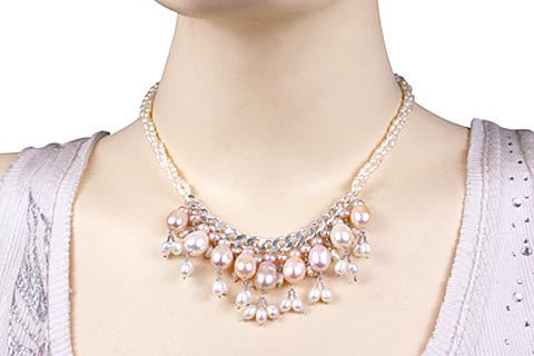 SKU 9854 unique Pearl necklaces Jewelry