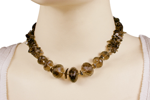 SKU 9862 unique Smoky Quartz necklaces Jewelry