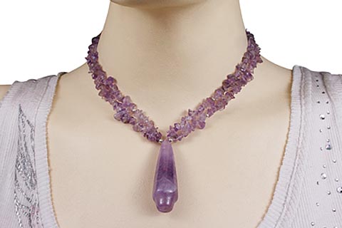SKU 9867 unique Amethyst necklaces Jewelry