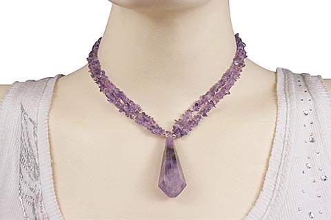 SKU 9868 unique Amethyst necklaces Jewelry