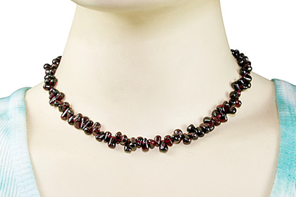 SKU 9872 unique Garnet necklaces Jewelry