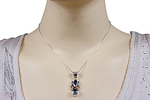 SKU 10011 unique Iolite pendants Jewelry