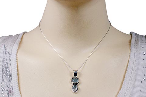 SKU 10013 unique Aquamarine pendants Jewelry