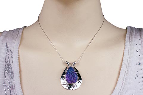 SKU 10049 unique Drusy pendants Jewelry