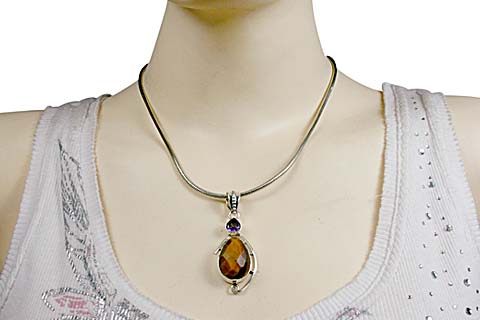 SKU 10155 unique Tiger eye pendants Jewelry