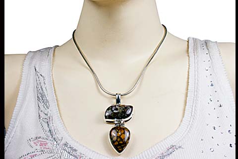 SKU 10165 unique Jasper pendants Jewelry