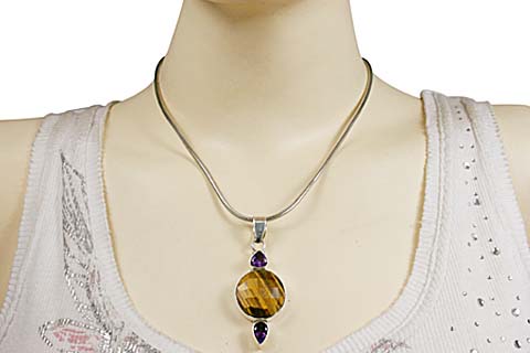 SKU 10176 unique Tiger eye pendants Jewelry