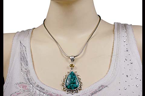 SKU 10202 unique Turquoise pendants Jewelry