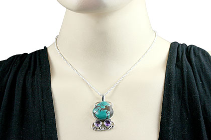 SKU 10258 unique Turquoise pendants Jewelry