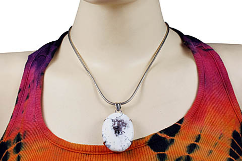 SKU 10479 unique Dendrite opal pendants Jewelry