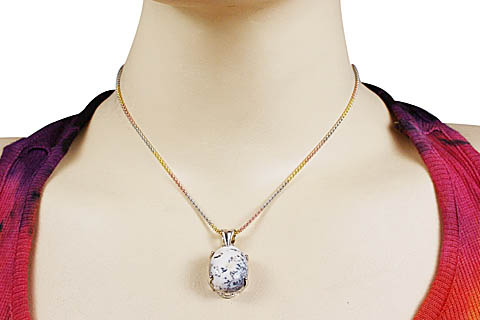 SKU 10481 unique Dendrite opal pendants Jewelry