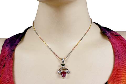 SKU 10489 unique Ruby pendants Jewelry