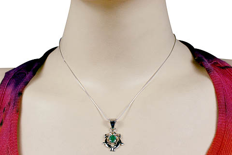SKU 10493 unique Emerald pendants Jewelry