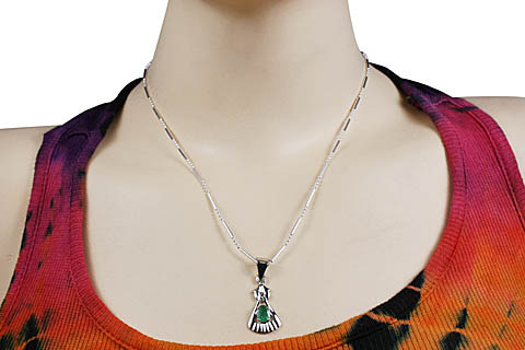 SKU 10496 unique Emerald pendants Jewelry