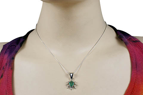 SKU 10498 unique Emerald pendants Jewelry