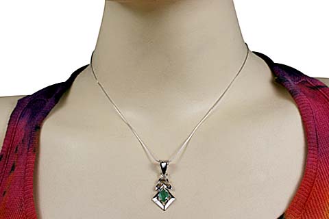 SKU 10499 unique Emerald pendants Jewelry