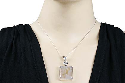 SKU 10597 unique Chalcedony pendants Jewelry