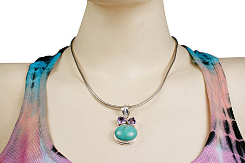 SKU 10613 unique Turquoise pendants Jewelry