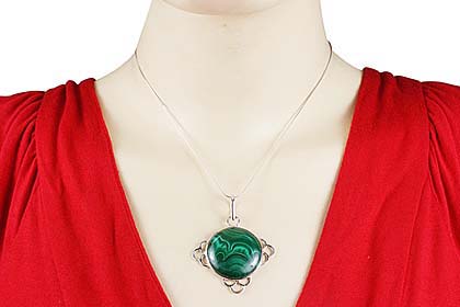 SKU 10665 unique Malachite pendants Jewelry