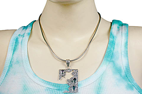SKU 10689 unique mystic quartz pendants Jewelry