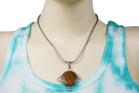 SKU 10712 unique Tiger eye pendants Jewelry