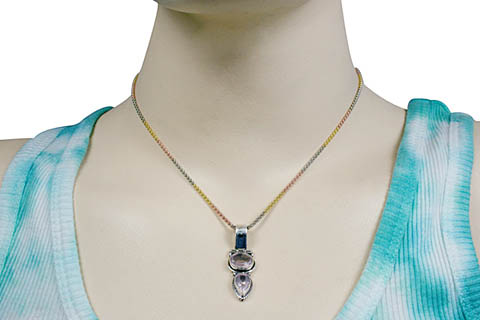SKU 10819 unique Rose quartz pendants Jewelry