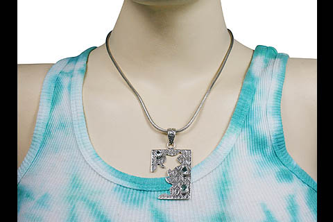 SKU 10868 unique Aquamarine pendants Jewelry