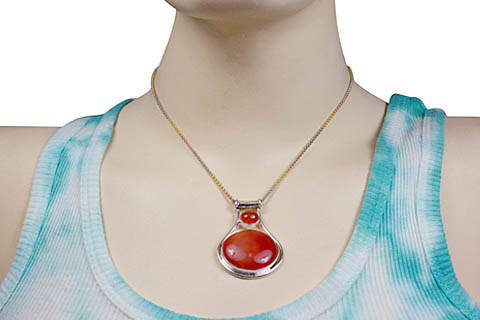 SKU 10872 unique Carnelian pendants Jewelry