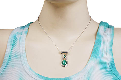 SKU 10881 unique Malachite pendants Jewelry