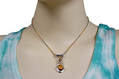 SKU 10888 unique Tiger eye pendants Jewelry