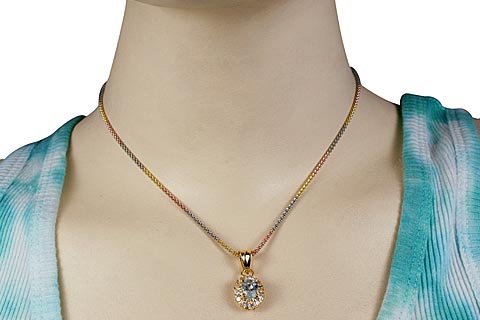 SKU 10939 unique Blue Topaz pendants Jewelry